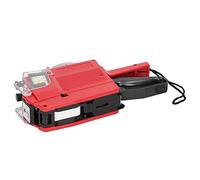 Walfront Pistolet D'étiquette de Prix ABS 10 Chiffres 2 Lignes Marqueur Imprimante D'étiquettes avec Rouleaux d'encre pour Le Papier D'étiquettes de Détail de Bureau Taille 0.63X0.91