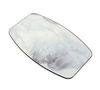 Walfront Plateau de Table Rectangulaire pour Camping-Car, Bois Massif avec Revêtement en Alliage d'aluminium, Bords Anti-Goutte, 24 X 15,2 Pouces pour Camping-Cars, Yachts et Terrasses (Peinture