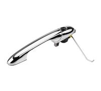 Walfront Poignée de Porte Extérieure, Conduite à Gauche, Finition Chromée Miroir, Plastique Robuste de Remplacement pour 500 2012 - 2018 (Poignée extérieure du siège conducteur gauche)