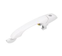 Walfront Poignée de Porte Extérieure, Matériau ABS, Prise Sécurisée, Blanc élégant, Compatible avec Town Country et Grand Caravan 2008-2019 (Avant gauche : avec trou 1NA57AXRAD, XU57AXRAC,)