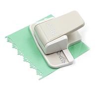 Walfront Poinçon de Bordure Artisanal, Outil de Gaufrage de Conception de Fleur, Alliage de Zinc ABS, Forme d'étiquette 3 en 1 12 X 8,7 X 5,2 Cm pour la Fabrication de Cartes de Scrapbooking,