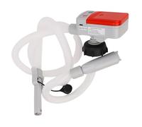 Walfront Pompe de Transfert de Carburant Automatique, Pompe à et Kérosène Portable 3,2 GPM, 51 Pouces de Tuyau 4 Adaptateurs USB sur Batterie pour Réservoirs de Carburant et Fûts