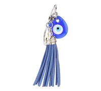 Walfront Porte-clés Blue Evil Eye, Charme D’amulette en Verre, Pendentif de Bénédiction pour la Protection, Décoration Spirituelle de la Maison, Parfait pour les Amis et les Voyageurs