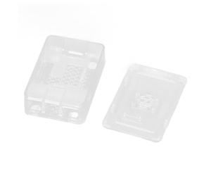 Walfront pour 4 Boîtier ABS Détachable pour 4 Couvercle Dissipation Thermique Coque de Protection 95x65x30mm(Transparent)