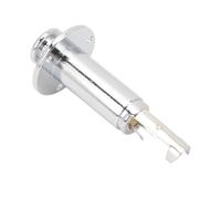 Walfront Prise de Sortie de Broche de Queue de Guitare 6.35mm, Port de Connexion de Prise D'égaliseur de Sortie Mono de Guitare électrique (SILVER)