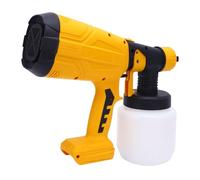 Walfront Pulvérisateur de Peinture 800ML Pulvérisateur de Peinture électrique avec Aiguille de Filtre Brosse de Nettoyage Buse Tête de Pistolet de Pulvérisation 200W sans Fil pour