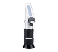 Walfront Réfractomètre à Miel en Aluminium, Testeur Brix 3 en 1, Mesure de 58 à 90% de l'humidité du Sucre et du Baume avec ATC pour le Traitement du Miel et l'utilisation Domestique par les