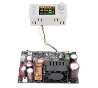 Walfront Régulateur de Tension Réglable CC, Matériau ABS, Module d'alimentation 1750 W 25 A avec Affichage Numérique de 1,8 Pouces pour Expériences en Laboratoire et Projets électroniques