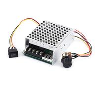 Walfront Régulateur de Vitesse PWM DC10V-55V pour Moteur à Courant Continu avec Interrupteur Avant Arrière