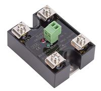 Walfront Relais à Semi-conducteurs, Contrôle CC Monocanal SSR AC à Deux Canaux 1 Phase 24-480VAC SSR Monophasé 24-480VAC(25A)