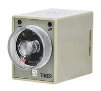 Walfront Relais de Minuterie Réglable Relais Temporisation de Déclenchement 8 Broches 60 Min(220V)