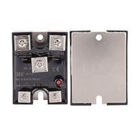 Walfront Relais Statique 1NO1NC 25A Couvercle en Plastique Module AC contrôlé DC avec Indicateur Haute luminosité pour les Applications de Contrôle de la Température