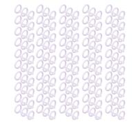 Walfront Reliure à Peigne à 3 Anneaux, 16 Mm, 50 Pièces, pour Rapports, Présentations, Albums Photos avec Matériau PP, capacité de 120 Feuilles (PURPLE)
