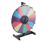Walfront Roue de Prix en Alliage d'aluminium, Roue Rotative Interactive Effaçable pour événements, de Jeu Amusante pour Fêtes et Tombolas