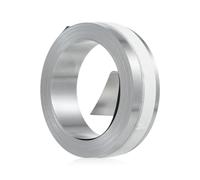 Walfront Rouleau de Ruban de Gaufrage en Aluminium Compatible M11, 12 Mm X 4,8 M, Idéal pour Les Outils, Les équipements et Les étagères industrielles. Perforez des Trous pour (钢质不可粘色带 12