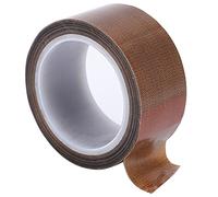 Walfront Rouleau de Ruban de PTFE Ruban de Scellage Adhésif Rouleau Adhésif D'isolation de Tissu Haute Température pour Scellant Sous Vide(0.13mm x 13mm x 10m)