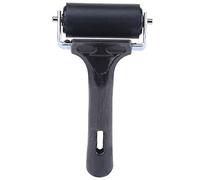 Walfront Rouleau en Caoutchouc pour Impression d' Estampillage 6 cm Brayer en Caouchouc Noir Idéal pour La Construction de Bande Antidérapante