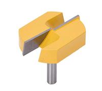Walfront Routeur Bit de Nettoyage et Rabotage de Table en Bois, 8x57mm, Alliage YG6, Résistant à la Rouille, Boîte en Plastique Inclus