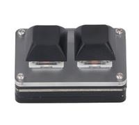 Walfront RVB Backlit, Compact Mini Mini Smart USB Keyboard avec 2 Touches Personnalisables, Cut Copy Paste, pour Les Paramètres Répétitifs, Plusieurs Appareils