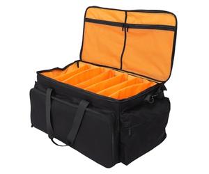 Walfront Sac de Rangement pour Câbles DJ rembourré de 22 Pouces, Sac de Transport étanche pour DDJ FLX4 SB3 SB2 400 RB, Toile Durable avec Bandoulière et Système de Rangement Intelligent, Idéal