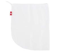 Walfront Sacs de Produits en 5 Pièces, Sacs de Rangement Blancs Réutilisables, Fermeture à Cordon, 12x14 Pouces pour Fruits, Légumes, Lessive et épicerie