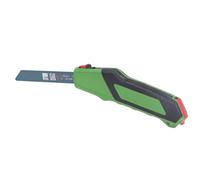 Walfront Scie à Main Model Craft pour Plaques de Plâtre, avec Lames HSS de 2 Tailles et Poignée Ergonomique en TPR pour la Découpe de Plaques de Plâtre, Métal, Bois et Plastique