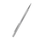Walfront Scriber of Alloy Pocket for Glass Ceramic Graving, Scribe Tool avec Pince/Support pour Les Marques Claires et Précises, Adaptées à la Gravure des Carreaux (Silver)