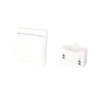 Walfront Sonnette Auto-alimentée, Levier d'entrée sans Fil en Alliage d'aluminium, Installation Facile et Longue Portée pour les Portes et les Cours de la Maison