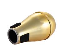 Walfront Sourdine pour Trombone, Silencieux d'entraînement en ABS Léger, Idéal pour les Trombones Alto et Ténor, pour les Séances de Pratique Silencieuses (GOLD)