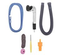 Walfront Stylo de meulage pneumatique Mini Air Micro Angle Grinder Hand Tool Kit 6 bar 23500rpm Meuleuse d'angle pneumatique Polisseuse