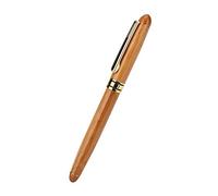 Walfront Stylo Plume d'art de Calligraphie Plume Artisanale en Bambou à Pointe Biseautée Ecriture Gothique Italique (0.7mm)