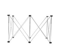 Walfront Support D'établi Pliable Portable, 6 Pieds, capacité de 600kg, Pied de Table de Travail Télescopique avec Sac de Rangement pour la Construction et Le Travail du Bois