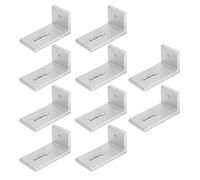 Walfront Support Solaire en Alliage d'aluminium, 10 Pièces, Support de Panneau Solaire, Installation Robuste pour Systèmes Photovoltaïques de Toit