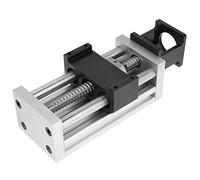 Walfront Table à Vis Coulissante Linéaire en Métal, Moteur Pas à Pas Standard 57, Table Coulissante à Course de 100 Mm avec Vis du Système de Machine de Gravure, Performances de Haute Précision pour