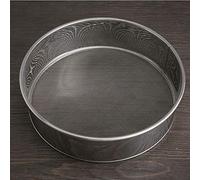 Walfront Tamis à Farine Manuel de Cuisine en Acier Inoxydable, Poignée Ergonomique, Tamisage Efficace pour la Cuisson, capacité de 3 Tasses pour un Usage Domestique et Professionnel