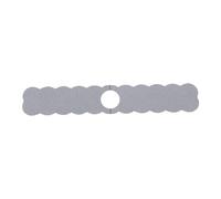 Walfront Tapis de Robinet pour évier de Cuisine, Plateau d'évier Absorbant l'eau en Diatomite à Séchage Rapide, Protection de Comptoir de 23,62 X 3,94 Pouces avec Porte-éponge pour Comptoir de