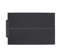 Walfront Tapis de Séchage de Vaisselle en Silicone, Tapis de Séchage de Comptoir de Cuisine pour Vaisselle et Fourchettes, Conception Antidérapante et Résistante aux Chocs avec Drainage en sergé