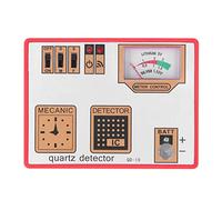 Walfront Testeur de Batterie de Montre, Testeur à Quartz, Démagnétiseur, Fonction 3 en 1, Outil de Réparation Compact pour Machine de Démagnétisation de Montre