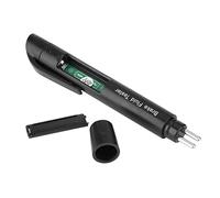 Walfront Testeur de Liquide de Frein, Stylo de Contrôle de qualité Numérique avec 5 Lumières LED, Analyseur de Liquide de Frein Portable pour DOT3 DOT4 DOT5 - Idéal pour la Réparation et