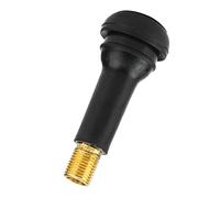 Walfront Tige de Valve de Pneu sans Chambre à Air, en Caoutchouc, Excellente étanchéité, Protection Solaire, Remplacement Universel pour Voitures et Motos, 100 Pièces (TR414)