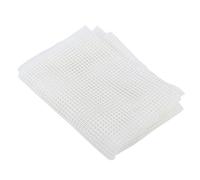 Walfront Tissu de Maille de Tapis de Tapis, Toile de Maille d'accrochage de de Fibre de Verre, 50x50 Cm avec Crochet de Poignée en Bois, Tissage de de Bricolage pour Les Enfants Débutants (Tissu en