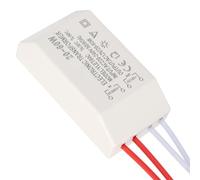 Walfront Transformateur électronique vers Pilote d'alimentation AC12 V 20-60 W, Convertisseur de Tension Compact pour Lampes Halogènes G4 avec Télécommande de Gradation