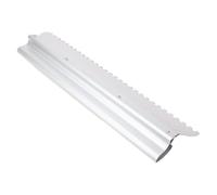 Walfront Truelle à Cran carré pour Les Grands Carreaux de Plancher de Carrelage de Maçonnerie Truelle à Main 2/5x2/5in Encoche en Alliage D'aluminium Tuile en Acier Inoxydable de (16 Pouces)