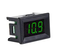 WALFRONT Voltmètre Numérique 0.36 Pouces, Coque en Plastique étanche, Résistance Réglable à Deux Fils 2.4-30V pour les Projets de Bricolage (#2)