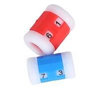 Walfront Walfront Compteur de Tricot en Plastique, Comptage de Rangées sans Effort, Outil Compact et Polyvalent pour les Projets de Tricot, de Crochet et de Couture (plastique 2) ()