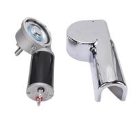 Walfront Walfront Moteur de Bâche électrique, 12 V DC, Rapport de Vitesse 90:1, 1500 W pour Système de Bâche de Camion à Benne Basculante avec Couvercle chromé et Accessoires de Montage