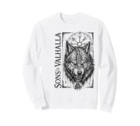 Walhalla Loup Loups Odin Runes Boussole Nordique Viking Sweatshirt