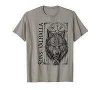Walhalla Loup Loups Odin Runes Boussole Nordique Viking T-Shirt
