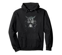 Walhalla Loup Odin Compagnon Geri et Freki Viking Sweat à Capuche