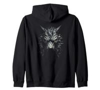 Walhalla Loup Odin Compagnon Geri et Freki Viking Sweat à Capuche